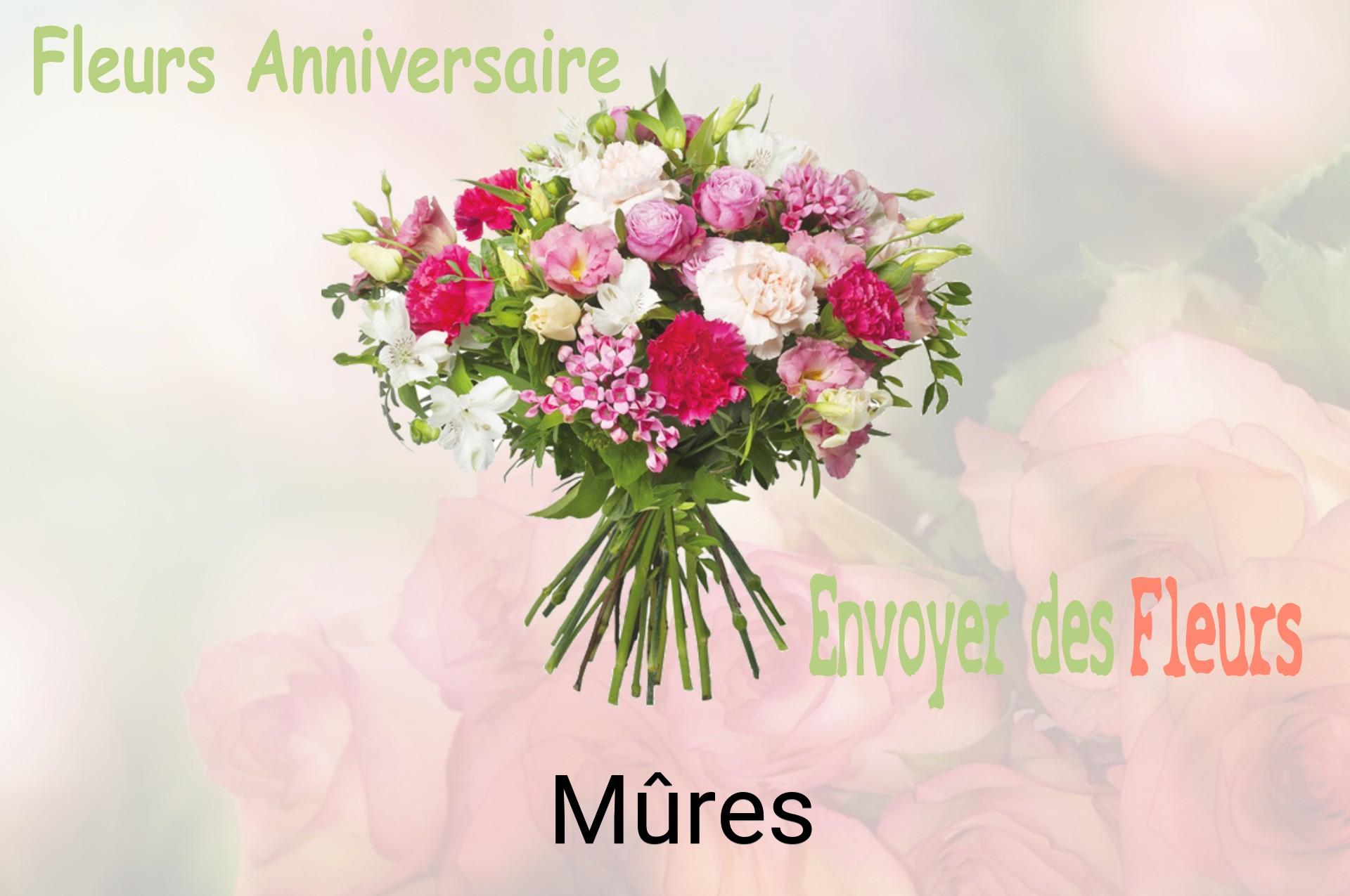 Bouquet de fleurs d’anniversaire livré à Mûres